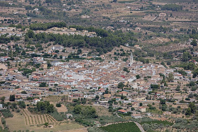 Parcent is another village in the northern costa blanca