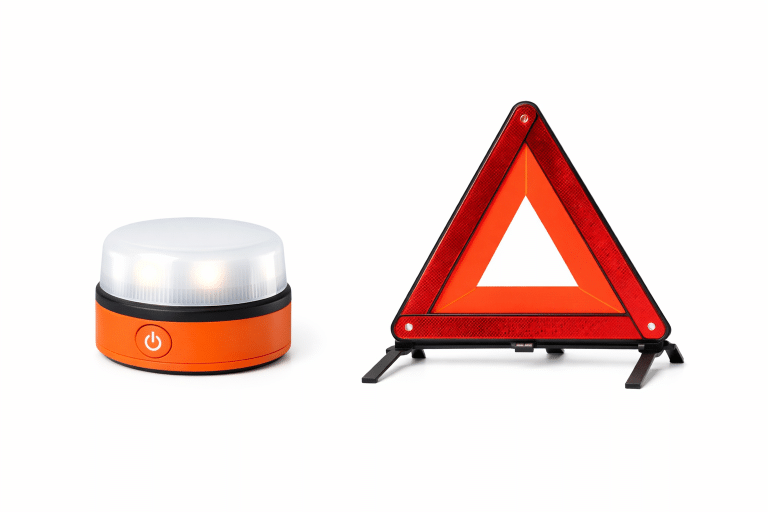 V16 Emergency light and warning triangle