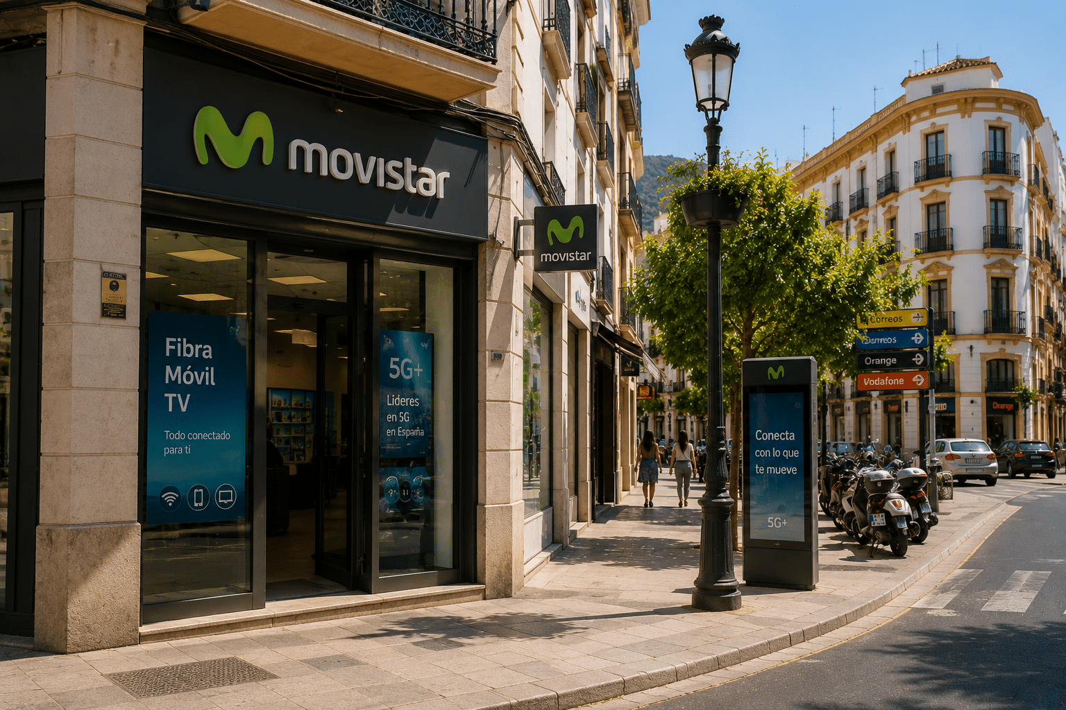 After moving to Spain 