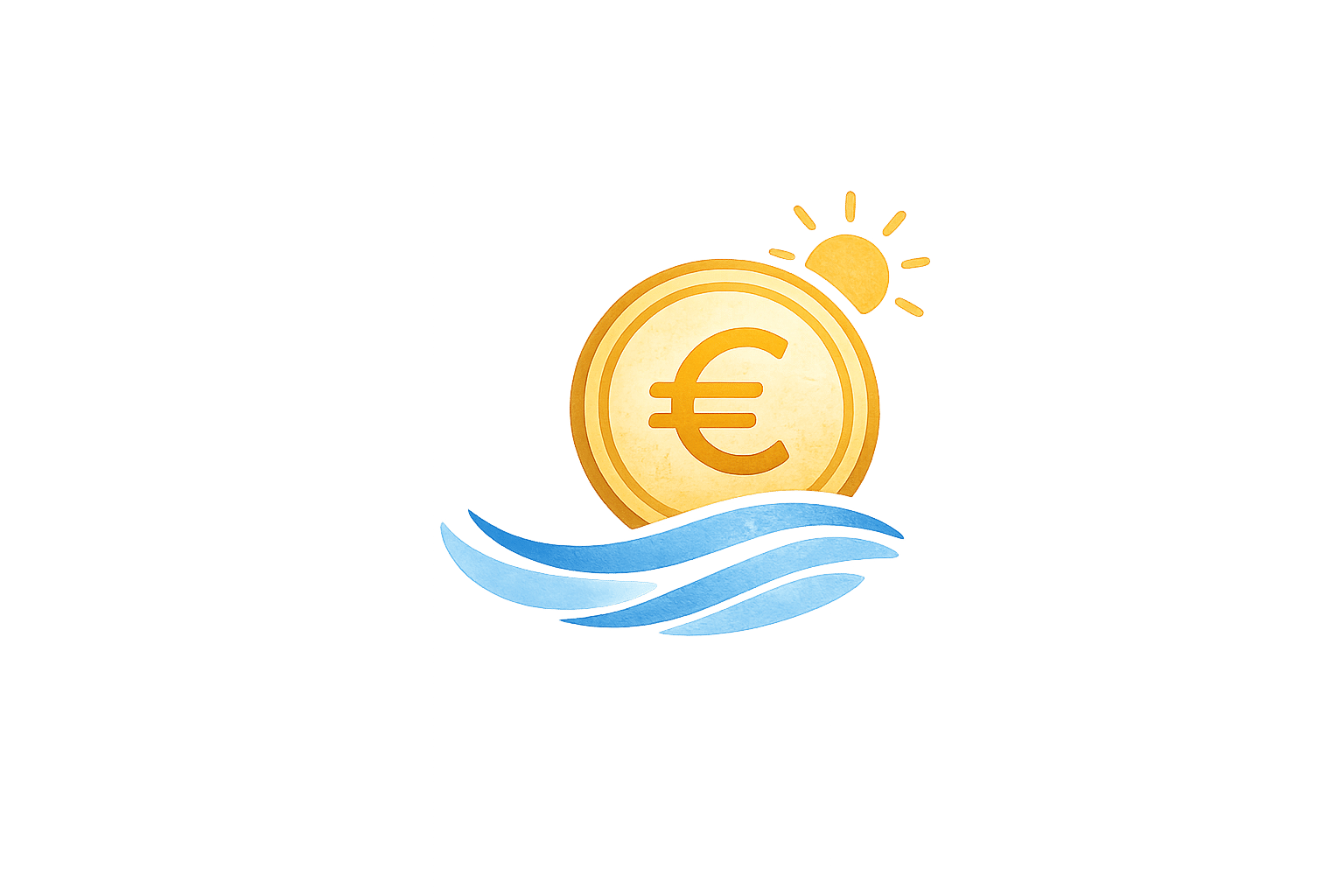 Sun icon representing 300+ days of sunshine in Spain.