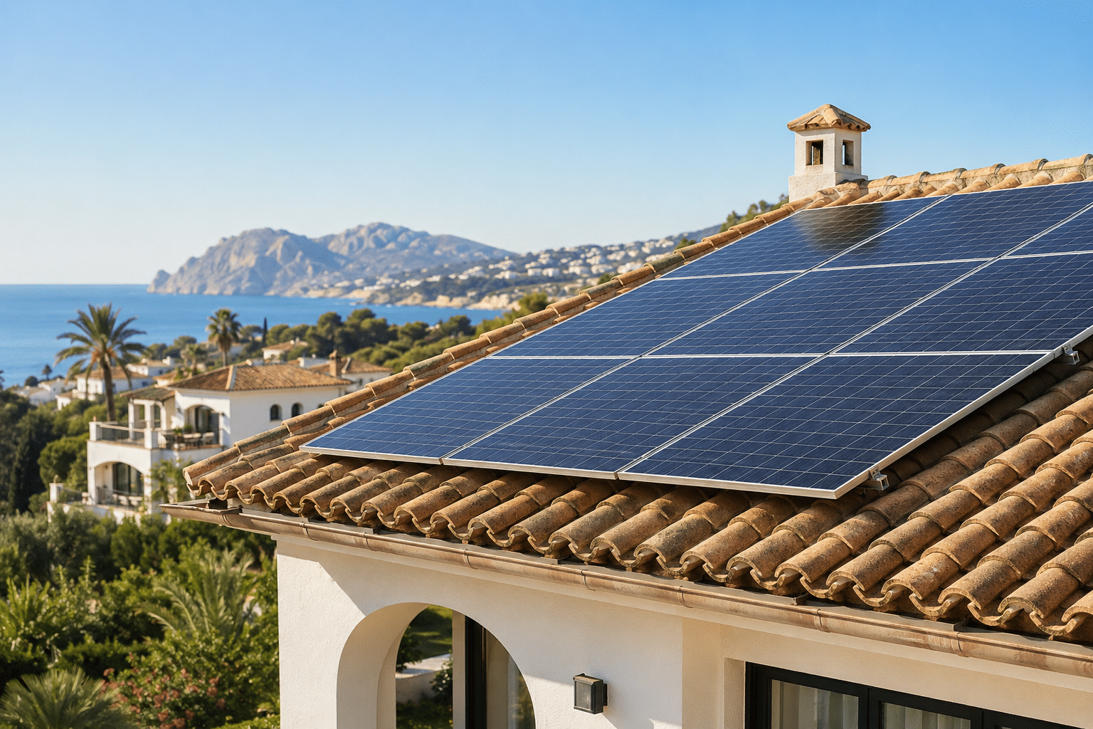 solar power for a home in spain
