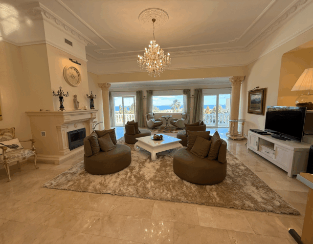 Main living area from entry way