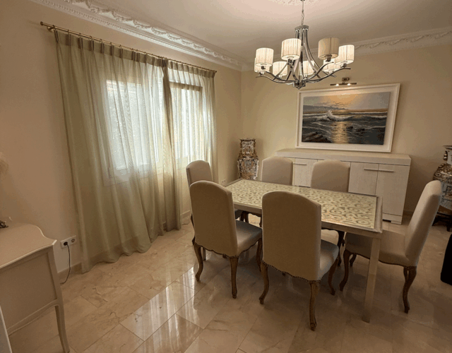 Upstairs dining area