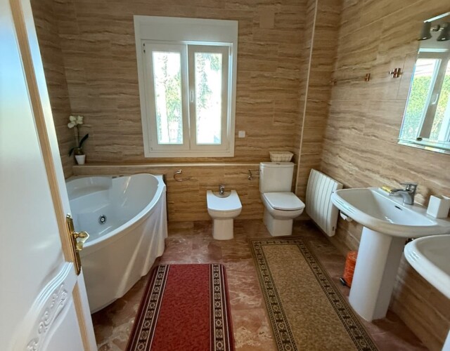 Lower level bath
