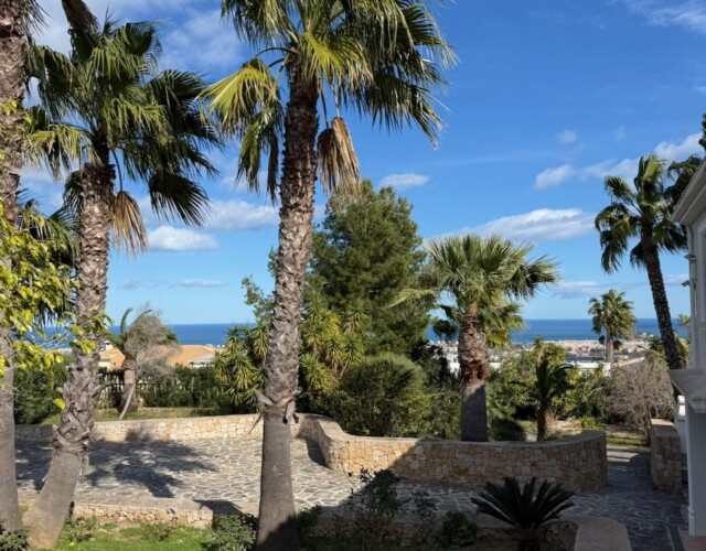 View of Mediterranean from driveway area